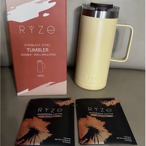 Cream Stainless Steel Tumbler